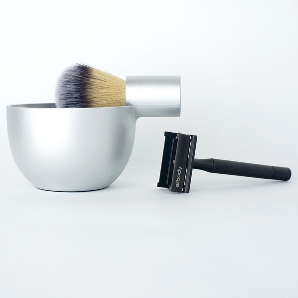 Allbody Razor and Brush & Bowl Gift Set