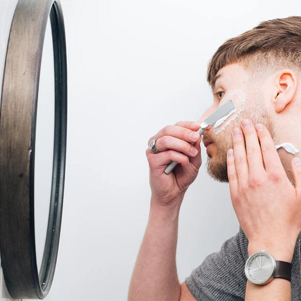 Angle Razor, Shaving Soap and Blades Gift Set