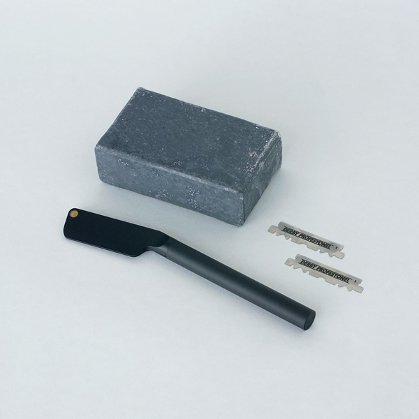 Angle Razor, Shaving Soap and Blades Gift Set