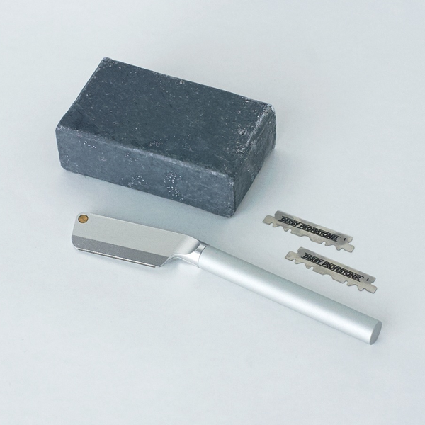 Angle Razor, Shaving Soap and Blades Gift Set