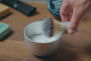 silver-shaving-brush-and-bowl